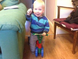 Isaac's First Day with the Toddlebike